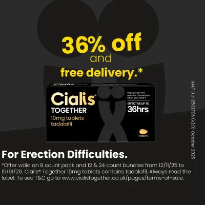 Cialis - Tadalafil 20mg/50tabs - NovoPharm 9 Cialis Tadalafil 25 mg