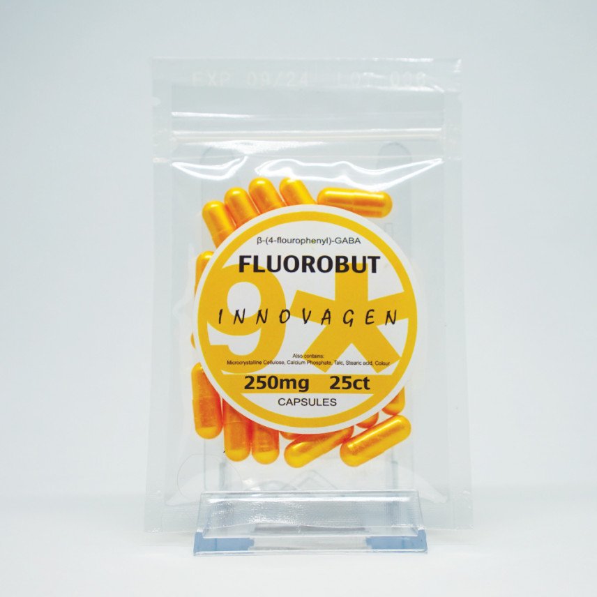 Fluorobut (Smart Drug) - 4-Fluorophenibut 150mg/50caps - Innovagen 1 Fluorobut (Smart Drug) - 4-Fluorophenibut 150mg/50caps - Innovagen