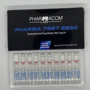TESTOSTERONE ENANTHATE PHARMACOM AMPOULES (PHARMA TEST E250 PHARMACOM) 250MG 5 TESTOSTERONE ENANTHATE PHARMACOM AMPOULES (PHARMA TEST E250 PHARMACOM) 250MG