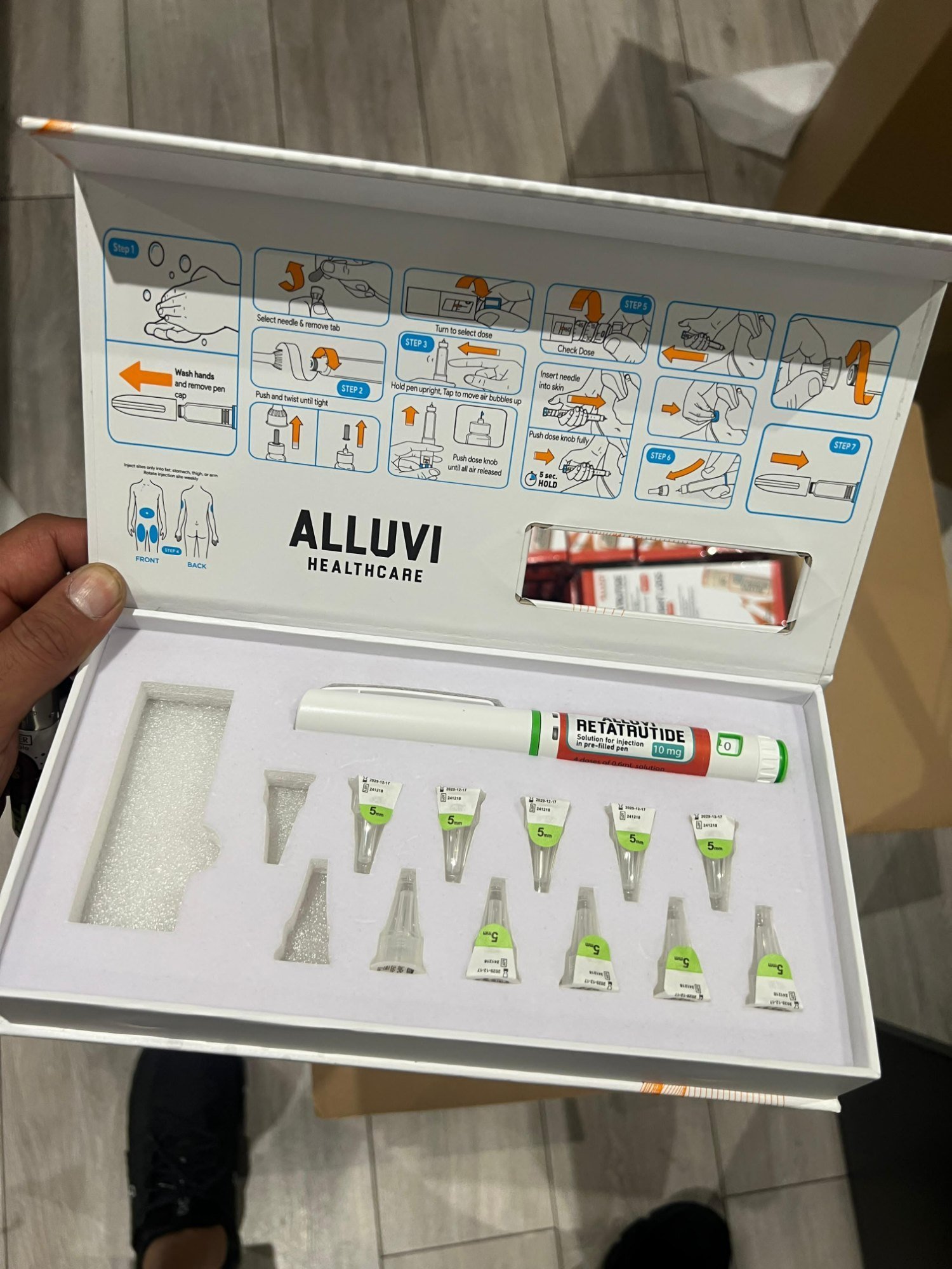 RETATRUTIDE 40MG PEN DEVICE WEIGHT LOSS,(Alluvi) 2 RETATRUTIDE 40MG PEN DEVICE WEIGHT LOSS,(Alluvi)